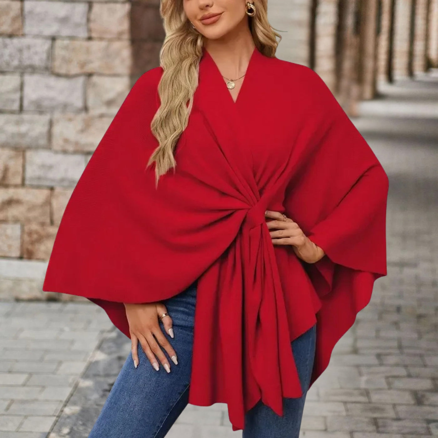 Natalie V-Neck Shawl™