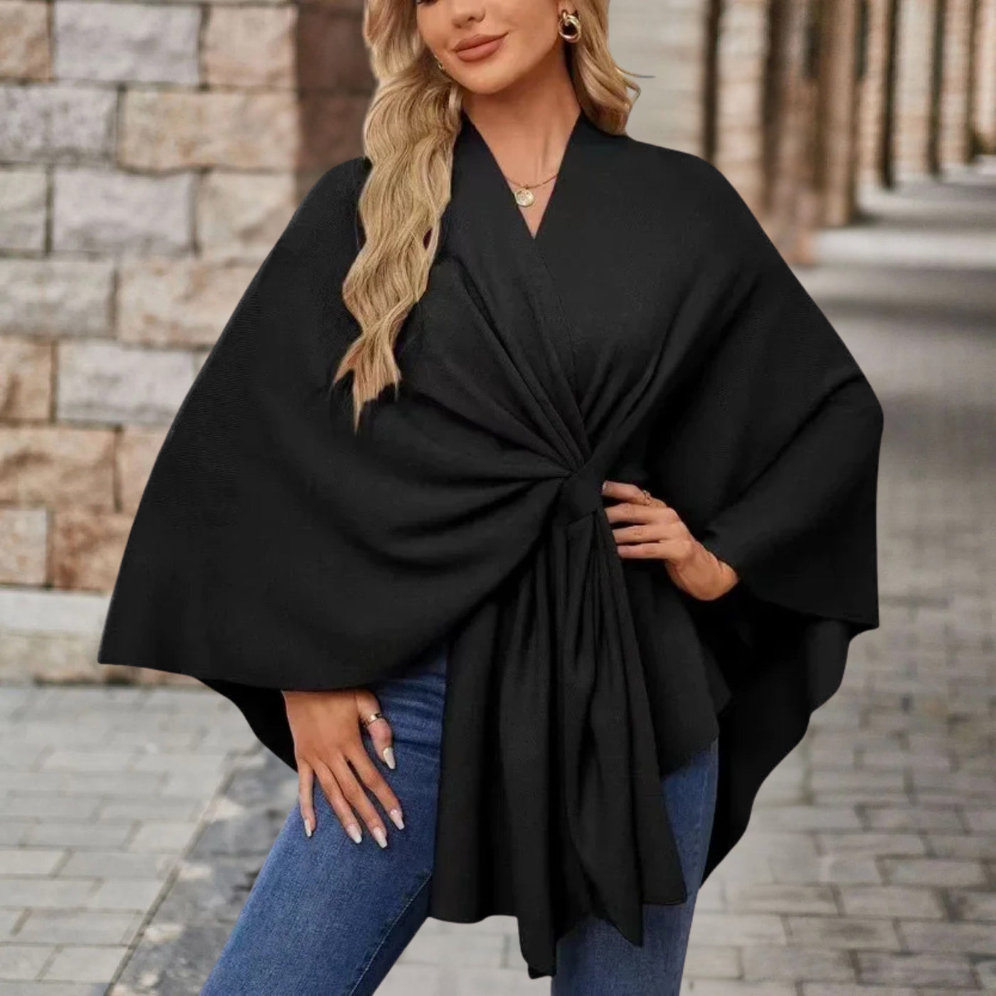 Natalie V-Neck Shawl™