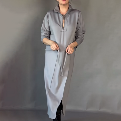 Natalie Zip Maxi Dress™